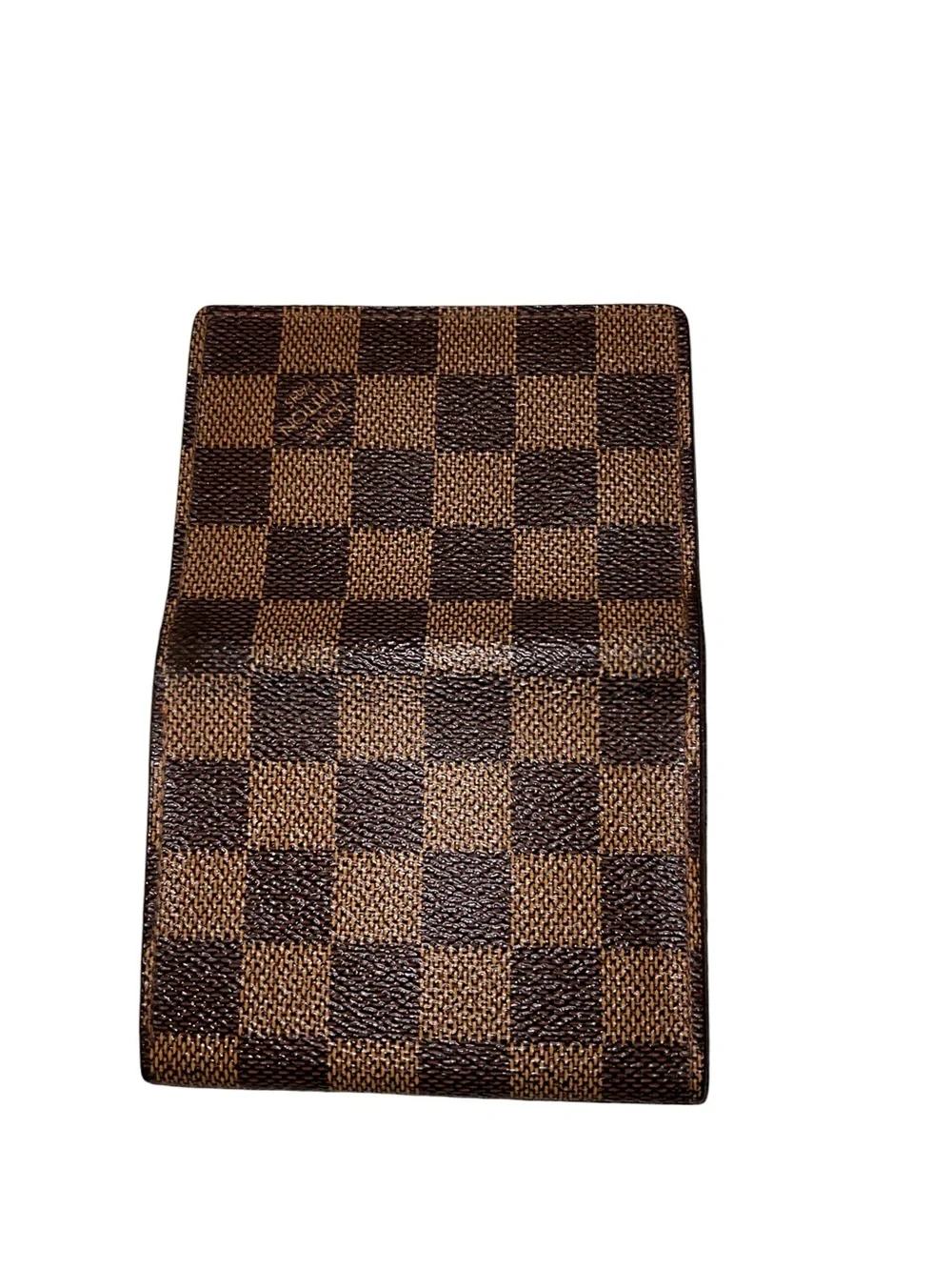 Louis Vuitton Brown Damier Ebene Checkered Men's Wallet